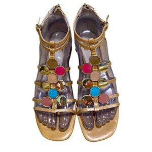 Louise et Cie Elazer Embellished Gladiator Sandal